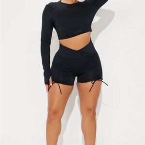 Pointe Play Elevate Active Biker Short - Black - S